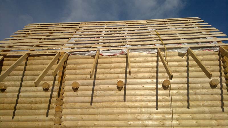Експлуатована плоска покрівля - тераса Плоский дах на дерев'яних балках